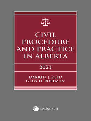 cover image of Civil Procedure and Practice in Alberta